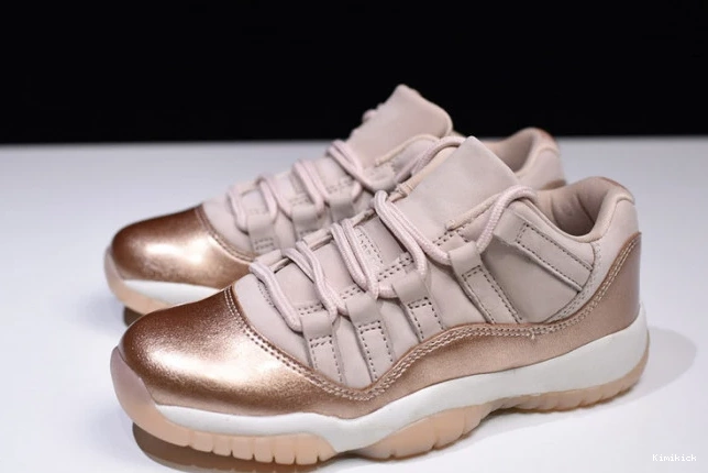 retro ah7860- WellDesigned 1767 jordan air 11 gold" "rose wmns 0607